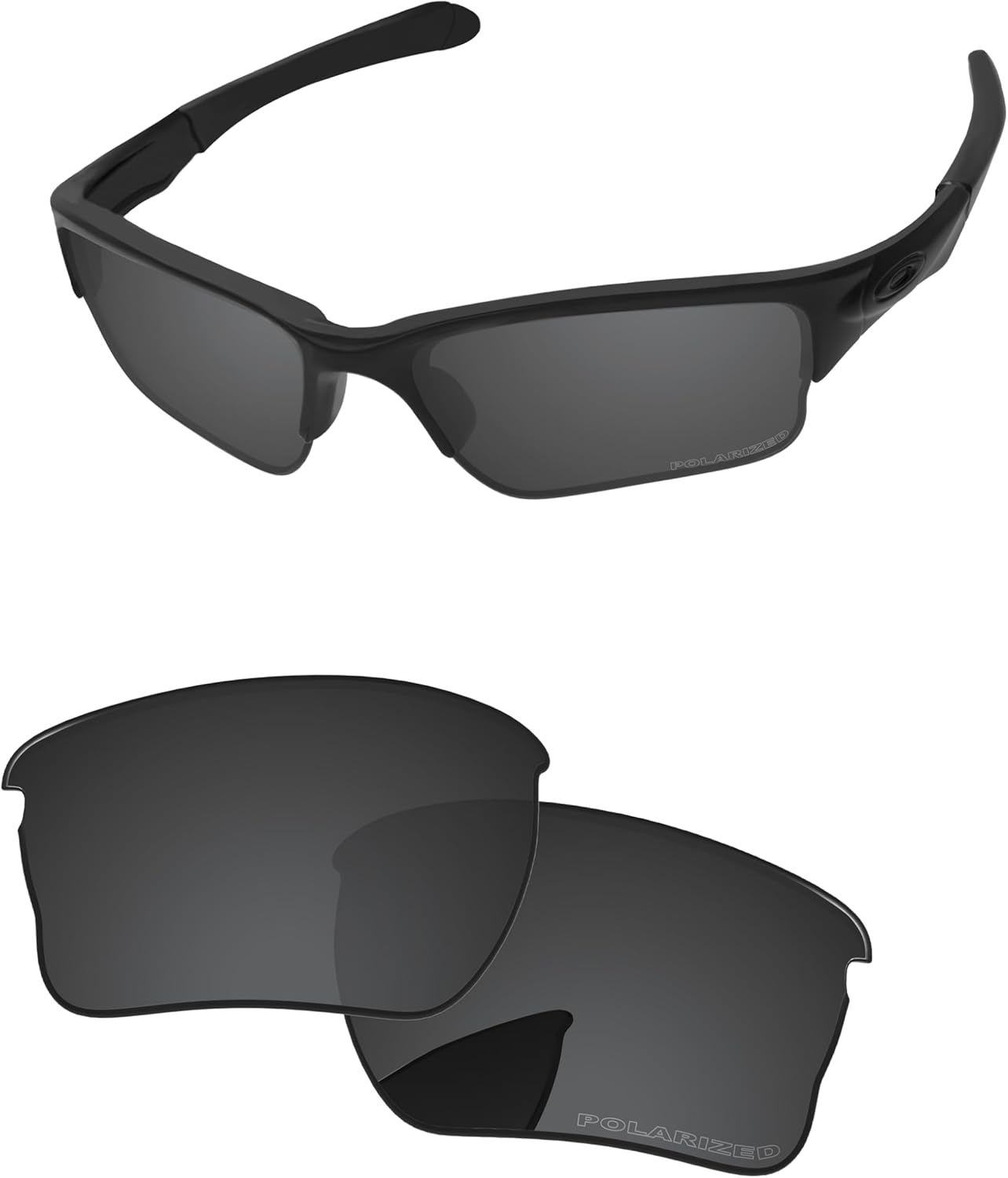 Amazon.co.jp: PapaViva 交換レンズ For Oakley Quarter Jacket 灰色の